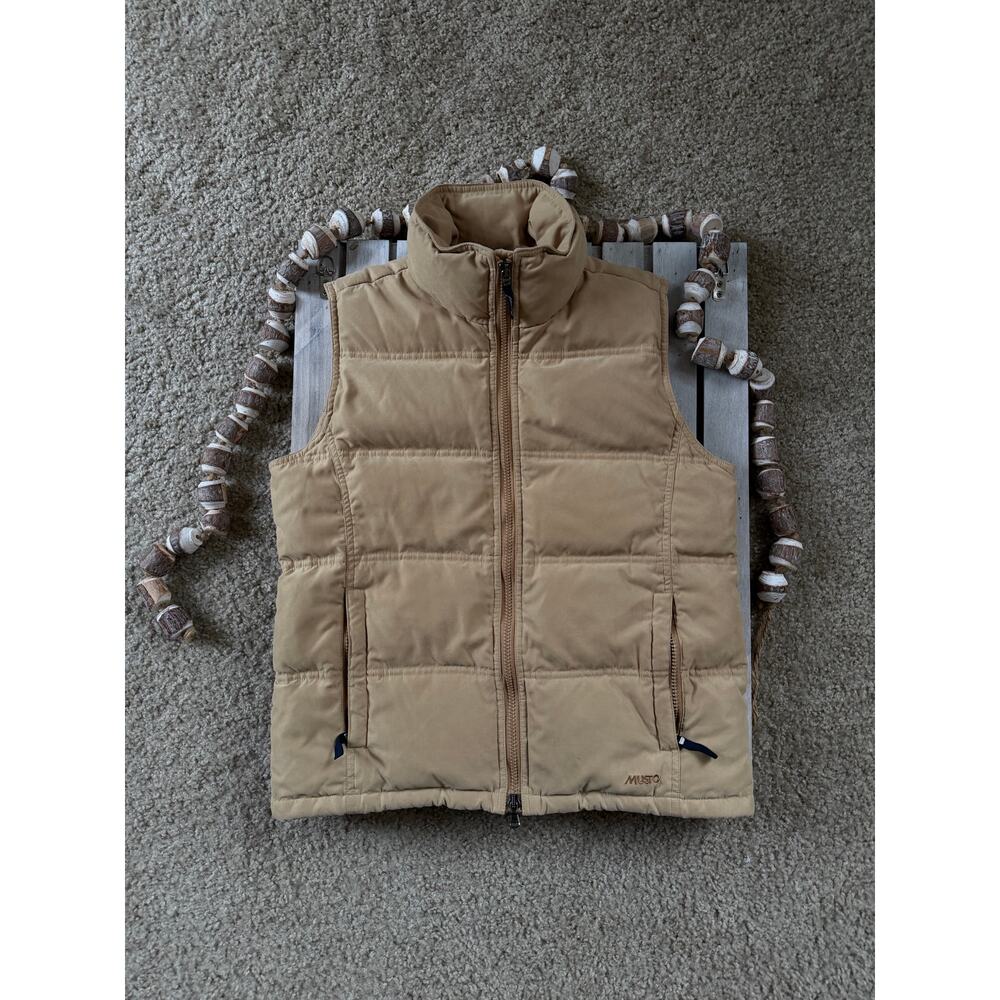 Musto Performance Duck Down Puffer Tan Vest